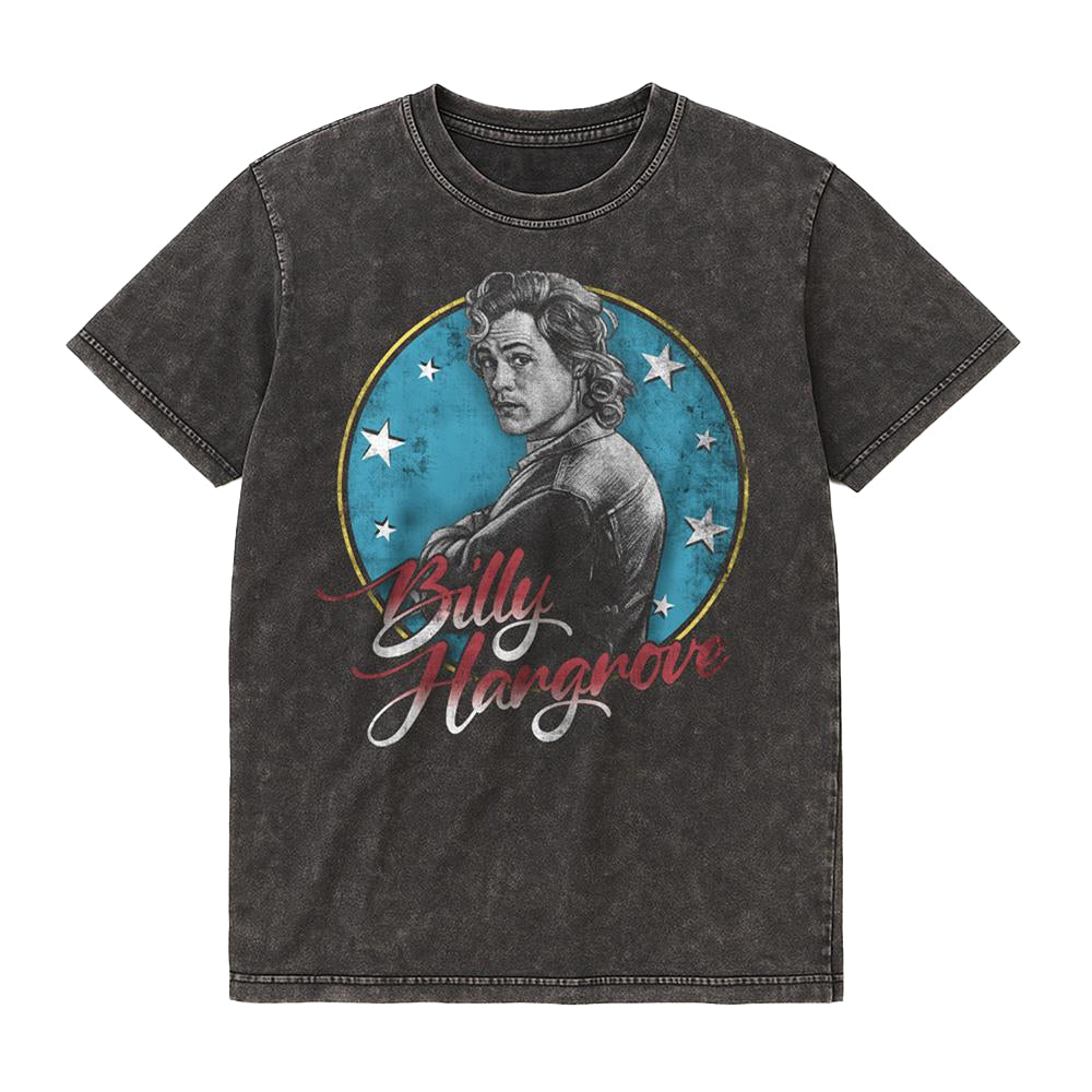 Black - Front - Stranger Things Unisex Adult Season Three Billy Stranger Things T-Shirt