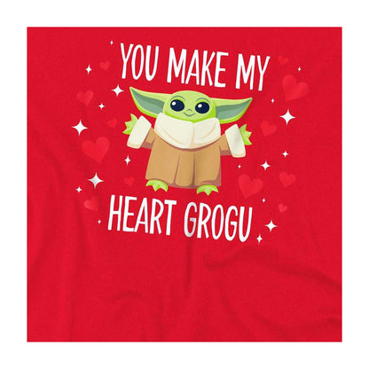 Red - Side - Star Wars Unisex Adult Grogu Star Wars T-Shirt