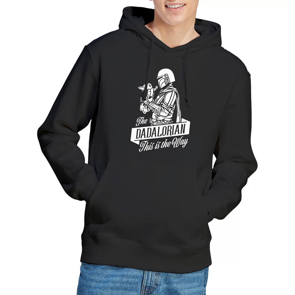 Black - Lifestyle - Star Wars Unisex Adult Dadalorian Long-Sleeved Fathers Day Hoodie