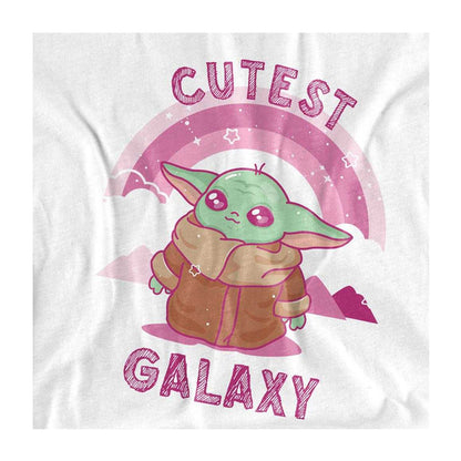 White - Side - Star Wars Unisex Adult Cutest In The Galaxy Grogu T-Shirt