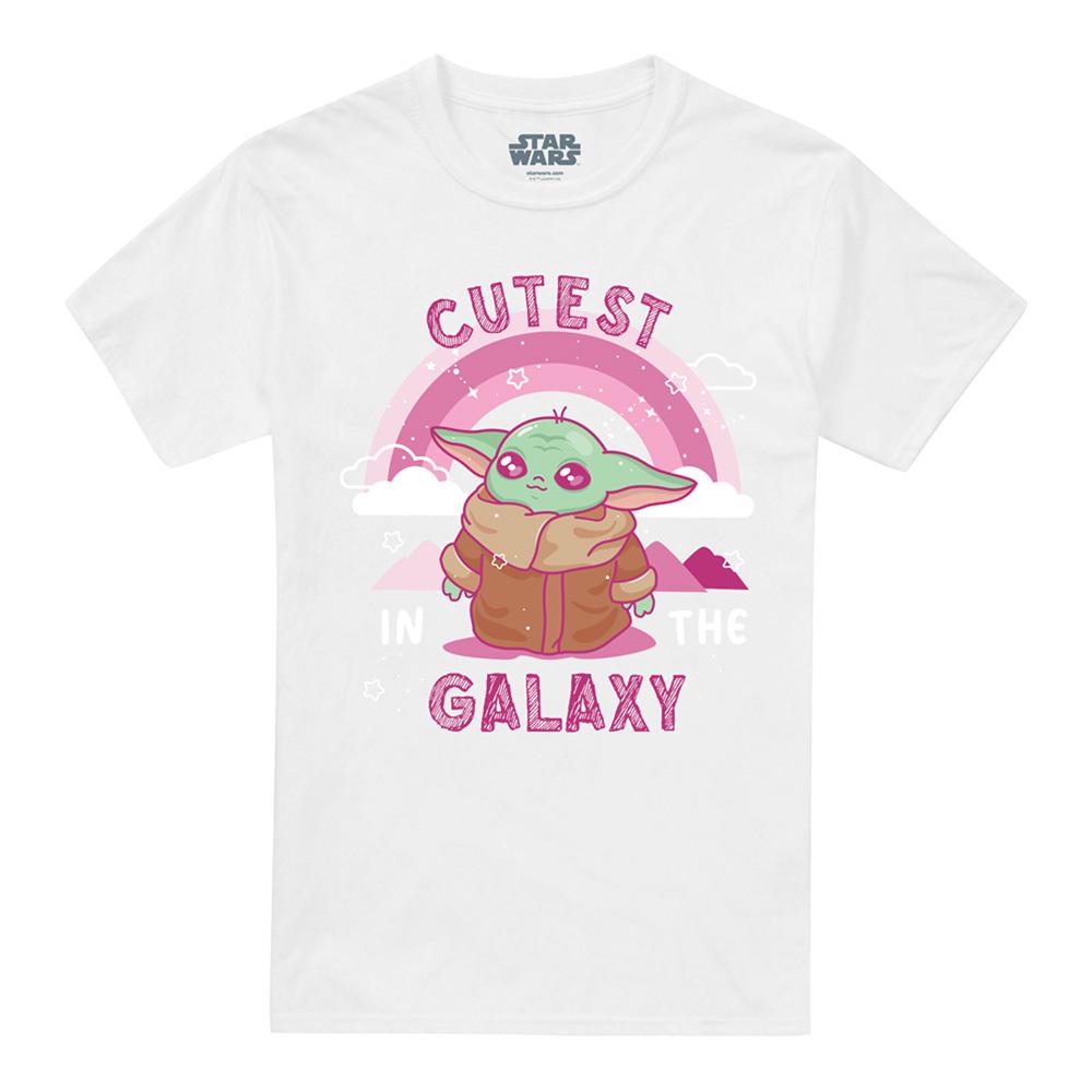 White - Front - Star Wars Unisex Adult Cutest In The Galaxy Grogu T-Shirt