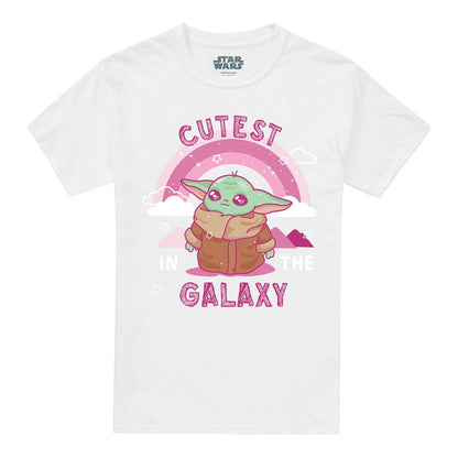 White - Front - Star Wars Unisex Adult Cutest In The Galaxy Grogu T-Shirt