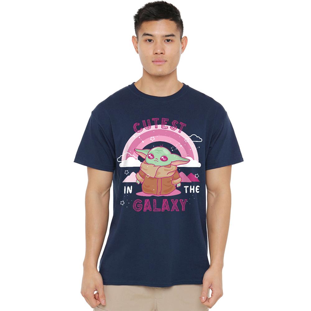 Navy - Lifestyle - Star Wars Unisex Adult Cutest In The Galaxy Grogu T-Shirt