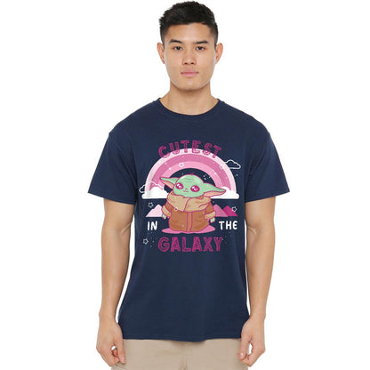 Navy - Lifestyle - Star Wars Unisex Adult Cutest In The Galaxy Grogu T-Shirt