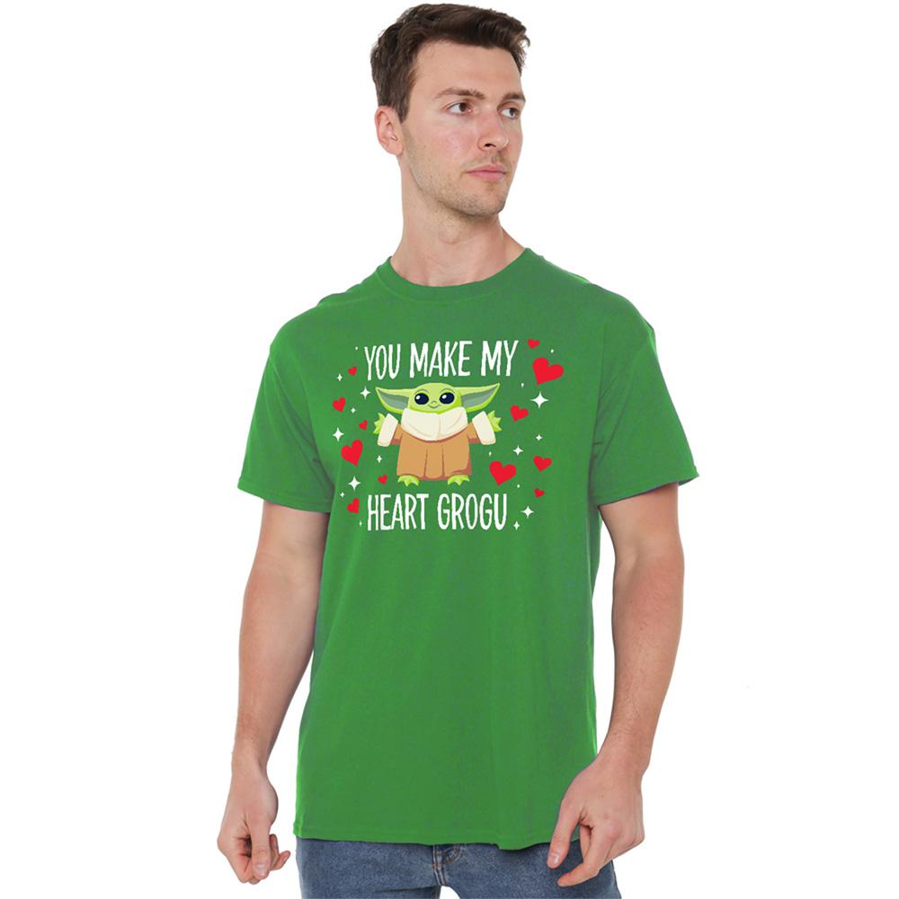 Kelly Green - Lifestyle - Star Wars Unisex Adult Grogu Ringspun Cotton T-Shirt