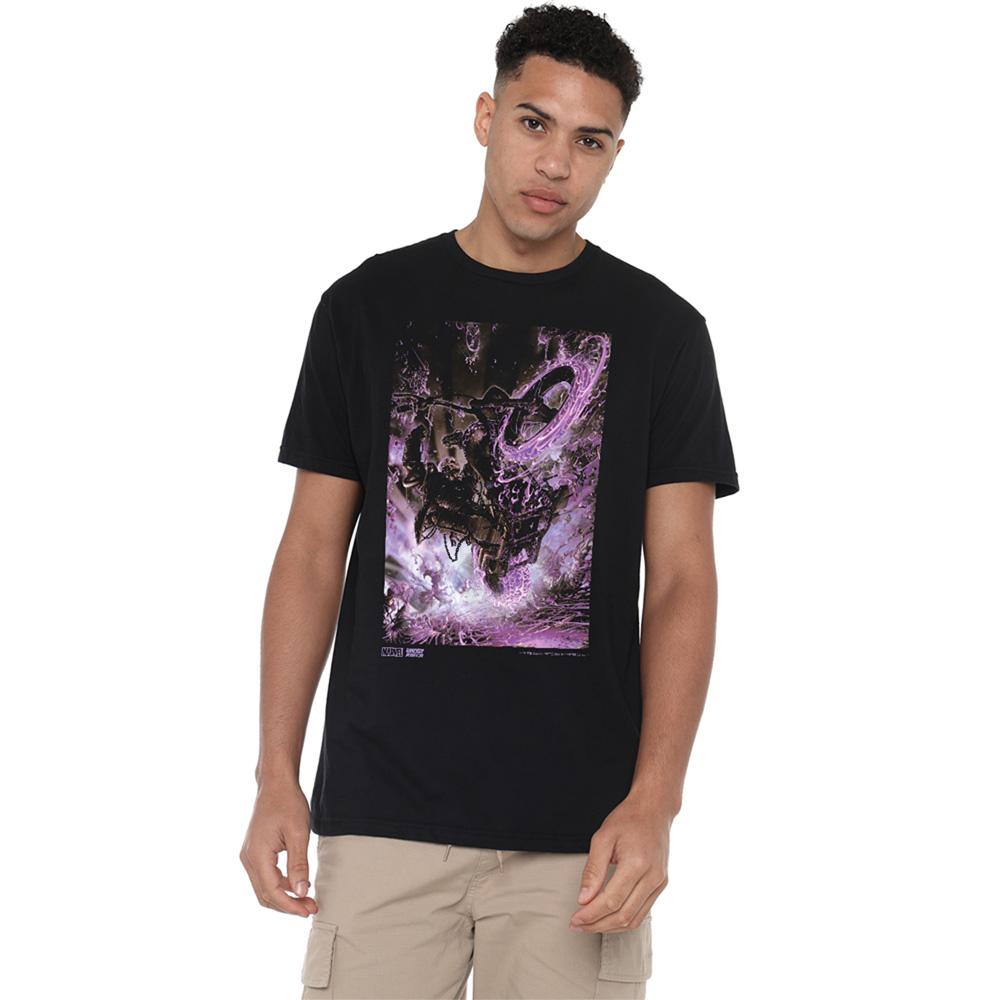 Black - Lifestyle - Ghost Rider Unisex Adult Pain T-Shirt