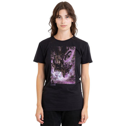 Black - Lifestyle - Ghost Rider Womens-Ladies Pain T-Shirt