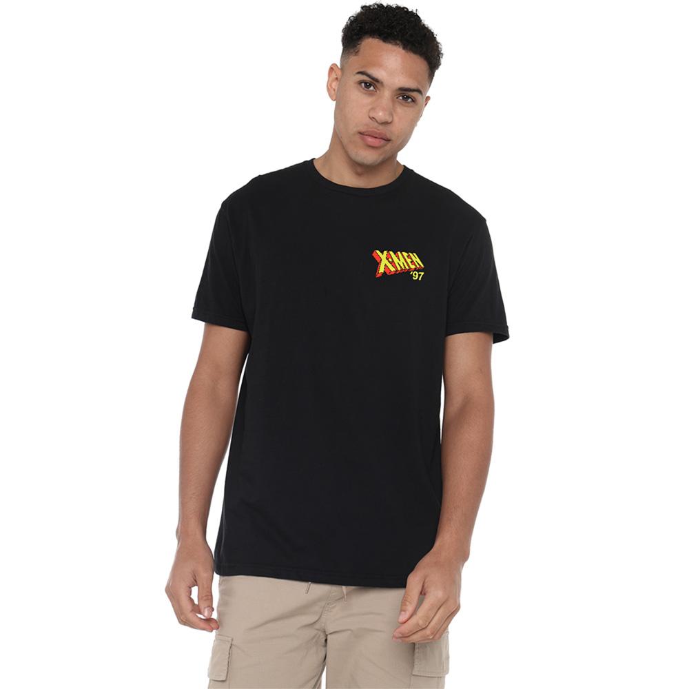 Black - Lifestyle - X-Men Unisex Adult Faces Ringspun Cotton T-Shirt
