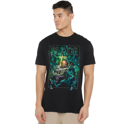 Black - Lifestyle - Marvel Unisex Adult Blade Ringspun Cotton T-Shirt
