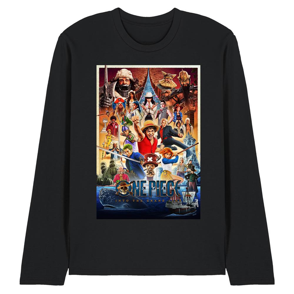 Black - Front - One Piece Unisex Adult Poster T-Shirt
