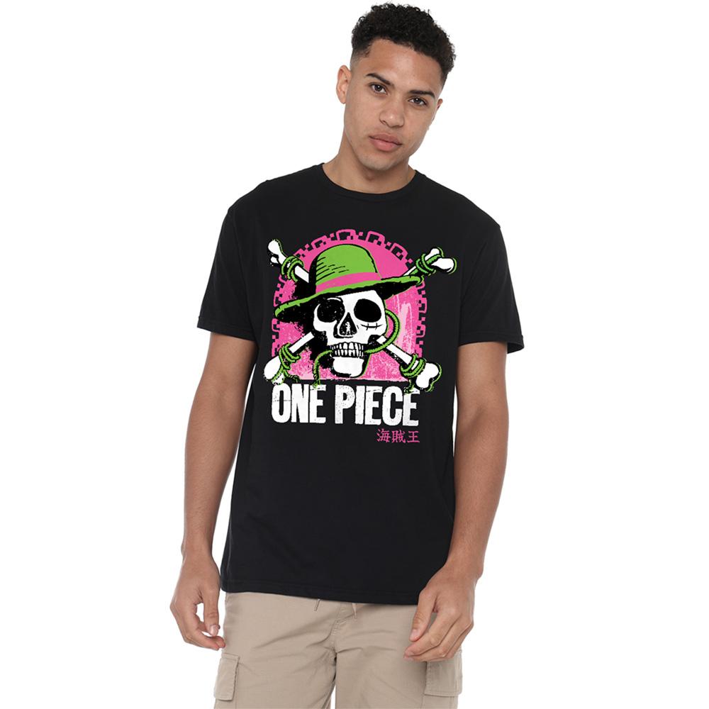 Black - Lifestyle - One Piece Unisex Adult Jolly Roger T-Shirt