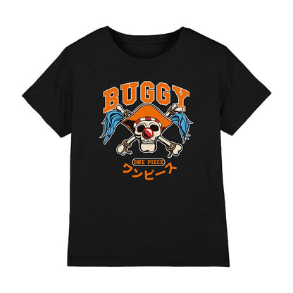 Black - Front - One Piece Childrens-Kids Buggy Collegic T-Shirt