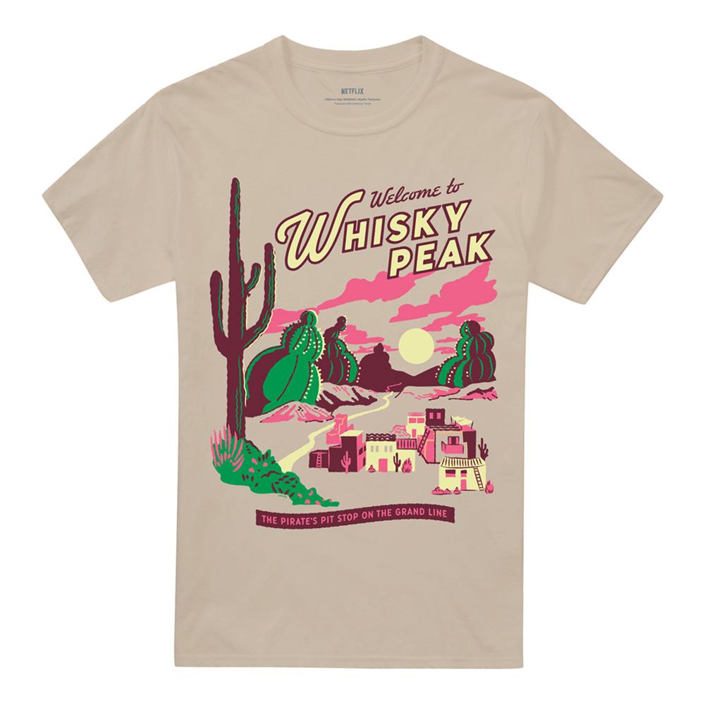 Sand - Front - One Piece Unisex Adult Whisky Peak T-Shirt