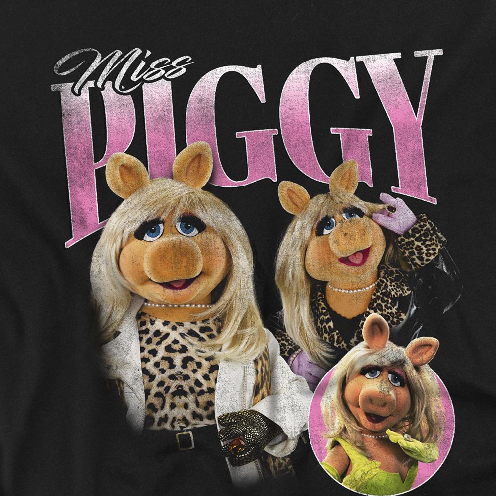 Black - Side - The Muppets Unisex Adult Miss Piggy Homage Long-Sleeved T-Shirt
