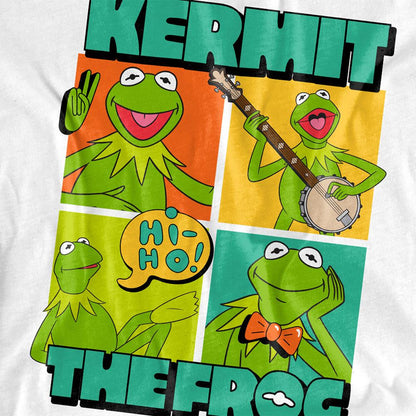 White - Side - The Muppets Childrens-Kids Kermit Box T-Shirt