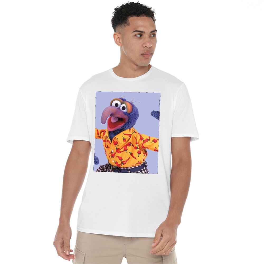 White - Lifestyle - The Muppets Unisex Adult Gonzo Pose T-Shirt