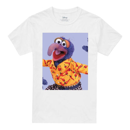 White - Front - The Muppets Unisex Adult Gonzo Pose T-Shirt