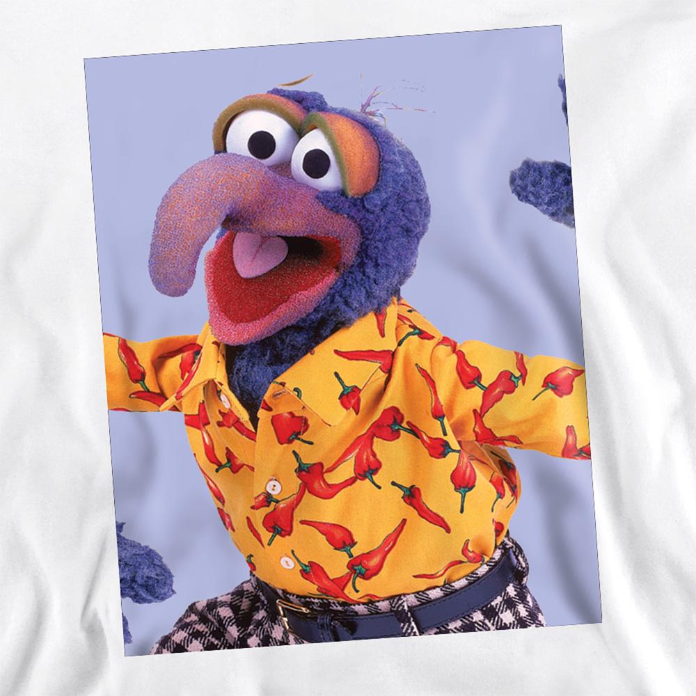 White - Side - The Muppets Unisex Adult Gonzo Pose Sweatshirt