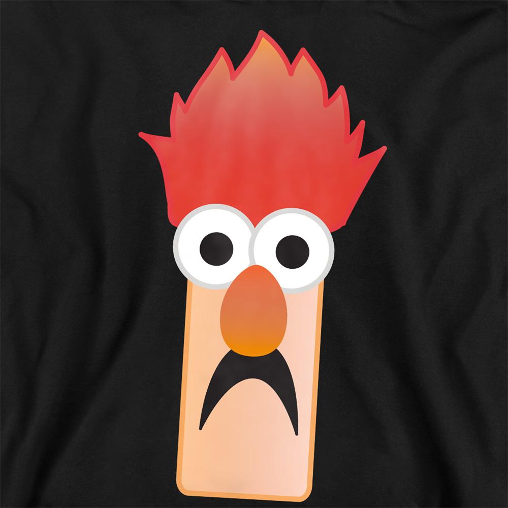 Black - Side - The Muppets Unisex Adult Beaker Face Breathable Sweatshirt