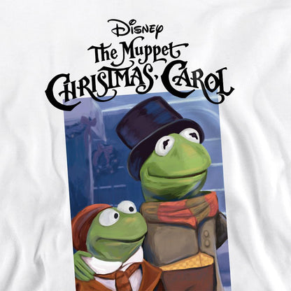 White - Side - The Muppets Christmas Carol Unisex Adult Kermit The Muppets Long-Sleeved Sweatshirt
