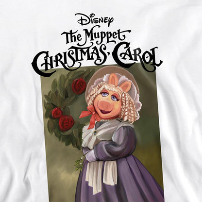 White - Side - The Muppets Christmas Carol Unisex Adult Miss Piggy Midweight Sweatshirt
