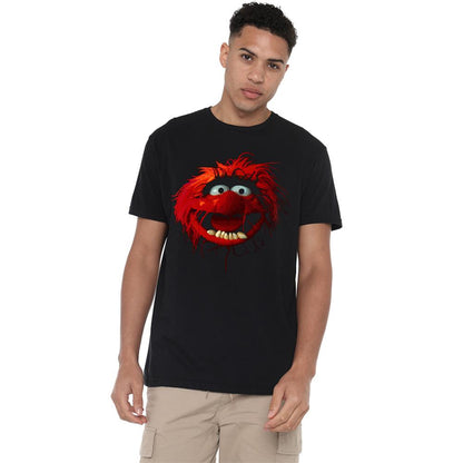 Black - Lifestyle - The Muppets Unisex Adult Animal Face T-Shirt
