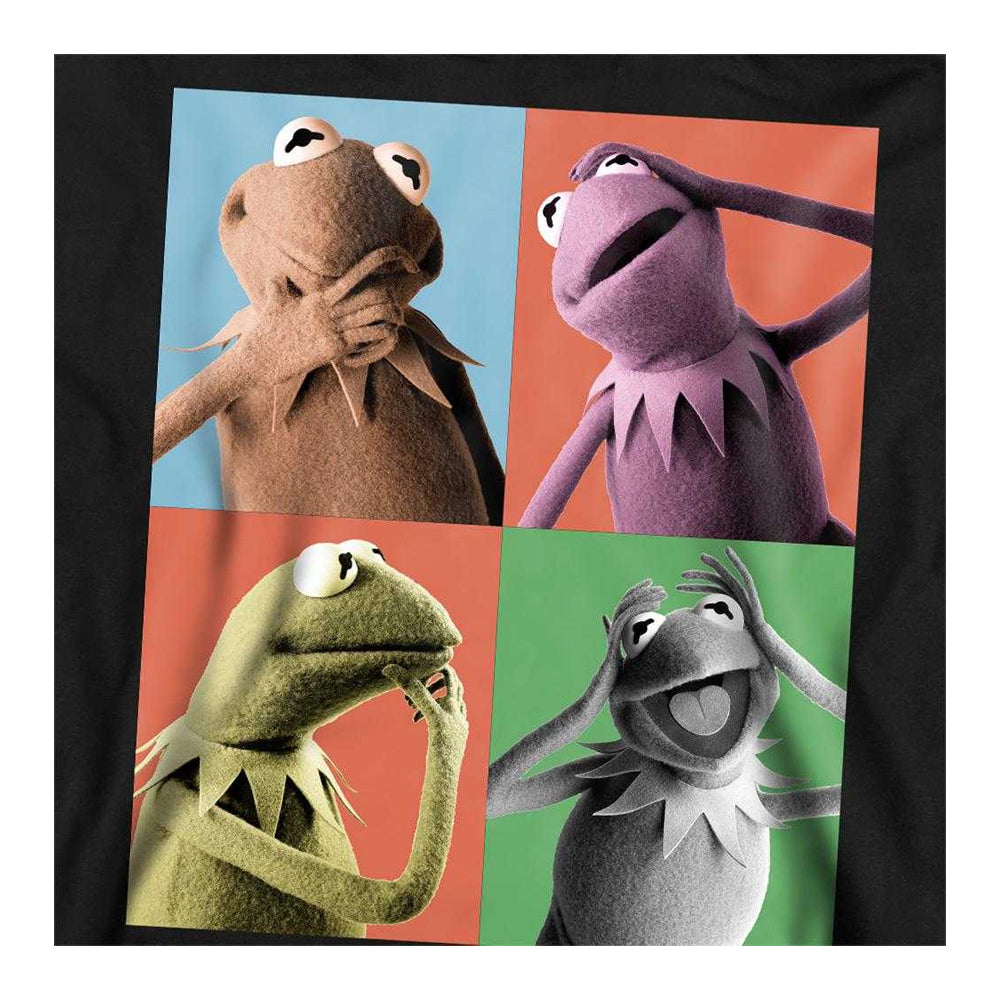 Black - Side - The Muppets Unisex Adult Kermit Pose Sweatshirt