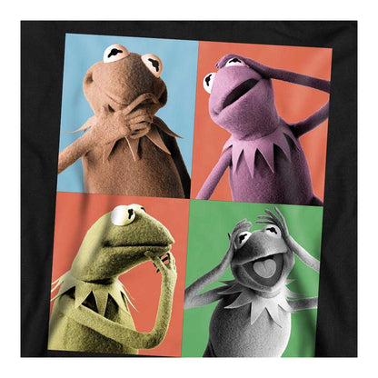 Black - Side - The Muppets Unisex Adult Kermit Pose Sweatshirt