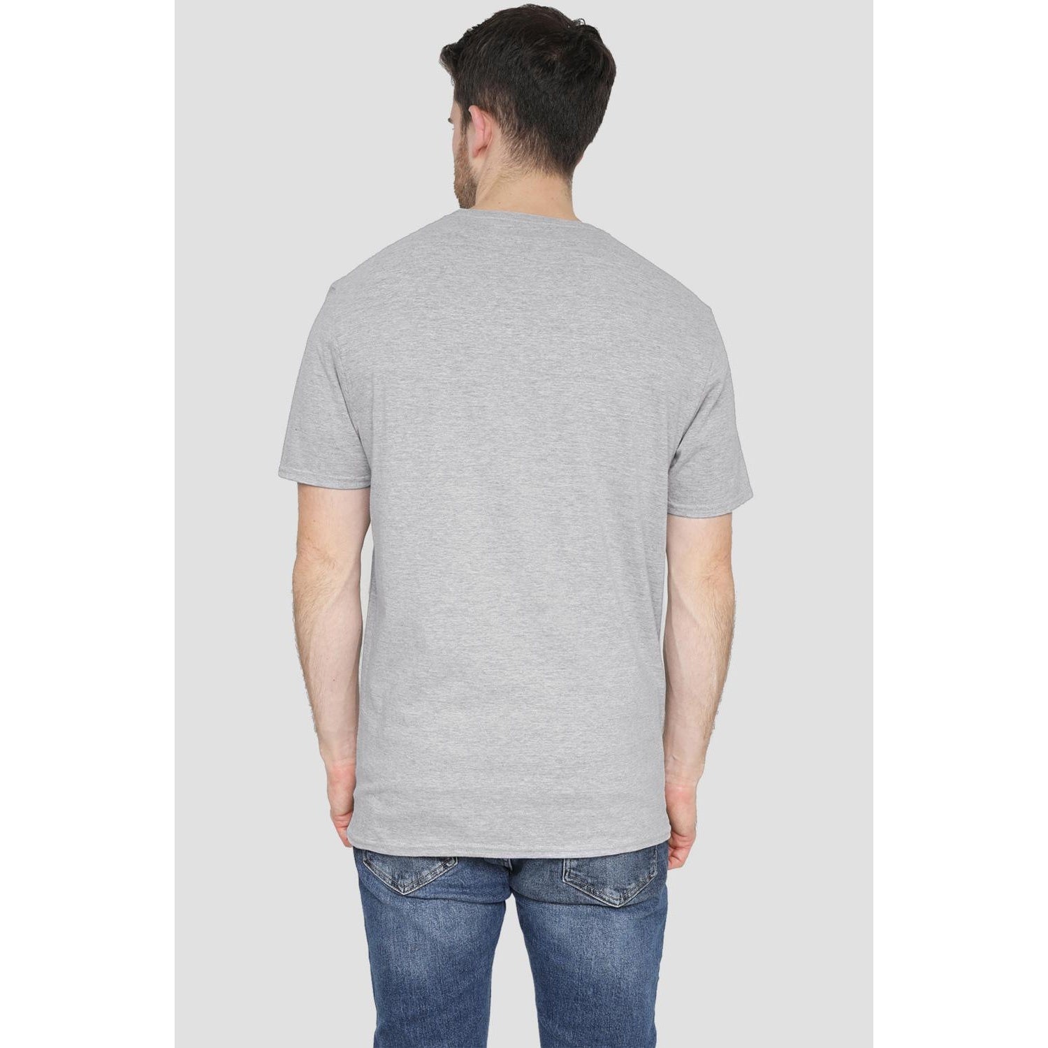 Sport Heather - Side - Disney Mens Merry Christmas Mickey Mouse T-Shirt