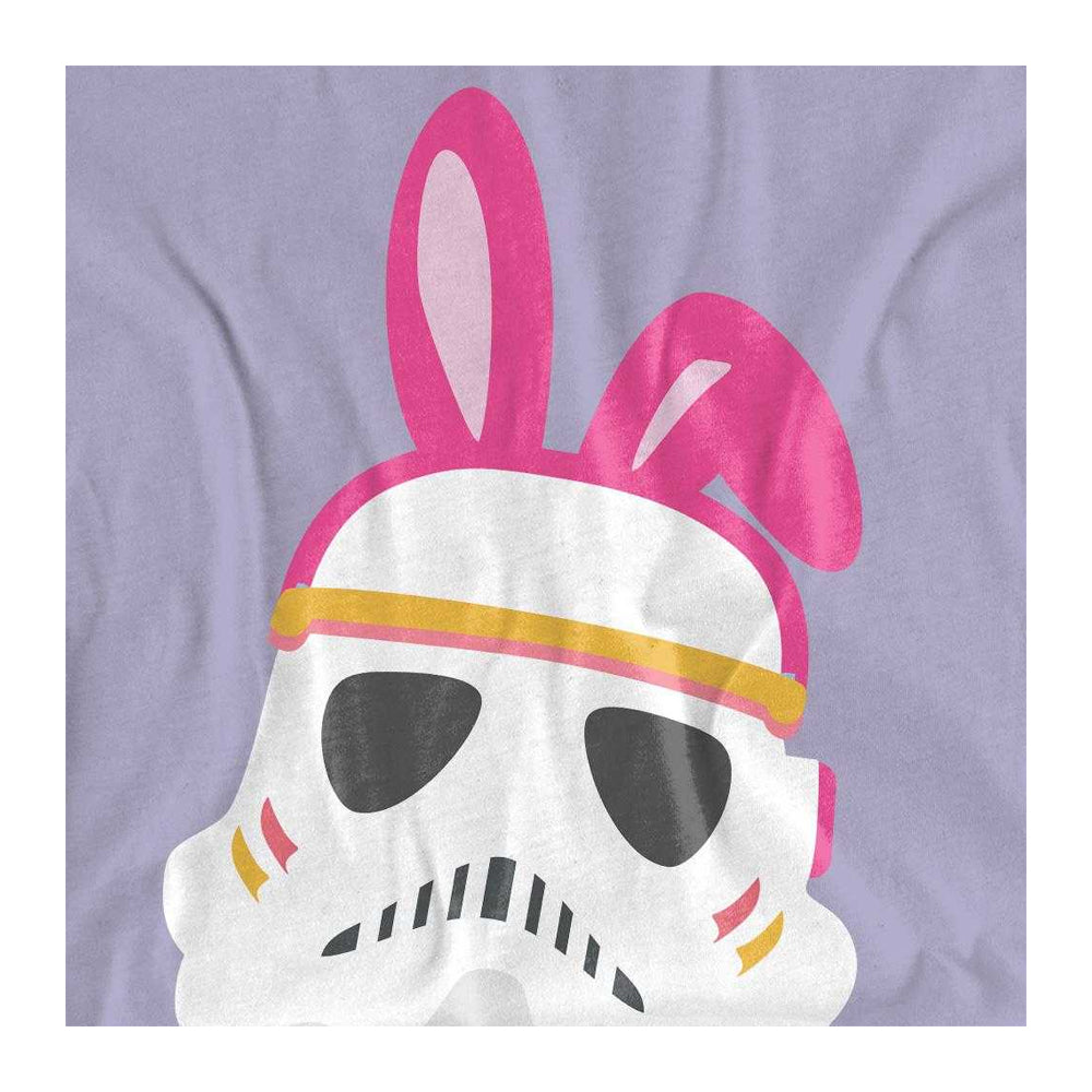 Lavender - Side - Star Wars Womens-Ladies Easter Bunny Stormtrooper T-Shirt