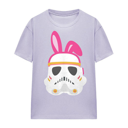 Lavender - Front - Star Wars Womens-Ladies Easter Bunny Stormtrooper T-Shirt
