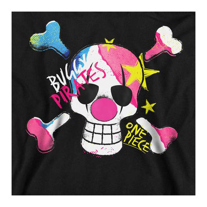 Black - Side - One Piece Unisex Adult Buggy Grafitti Logos Long-Sleeved Sweatshirt