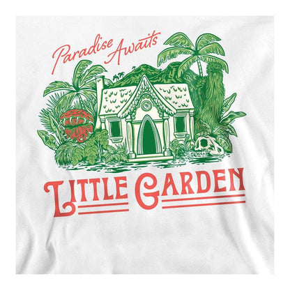 White - Side - One Piece Unisex Adult House Of Wax Little Garden Sweatshirt