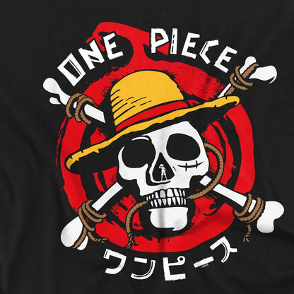 Black - Side - One Piece Unisex Adult Devil Fruits Skull T-Shirt