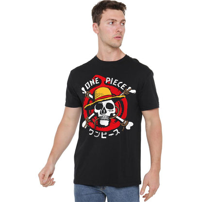 Black - Lifestyle - One Piece Unisex Adult Devil Fruits Skull T-Shirt
