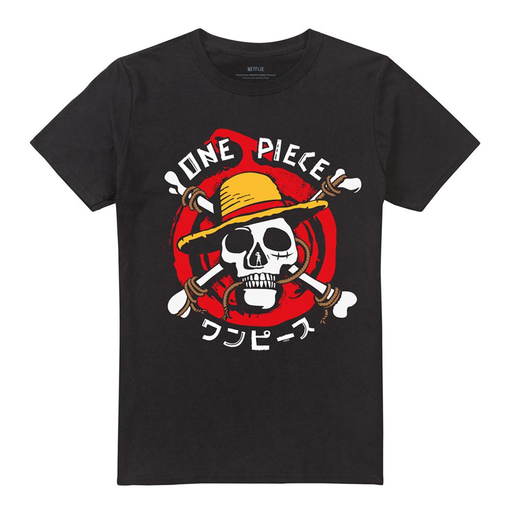 Black - Front - One Piece Unisex Adult Devil Fruits Skull T-Shirt