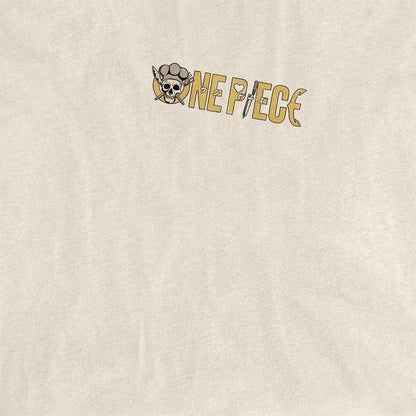 Natural - Side - One Piece Childrens-Kids Sanji Chef Logo T-Shirt