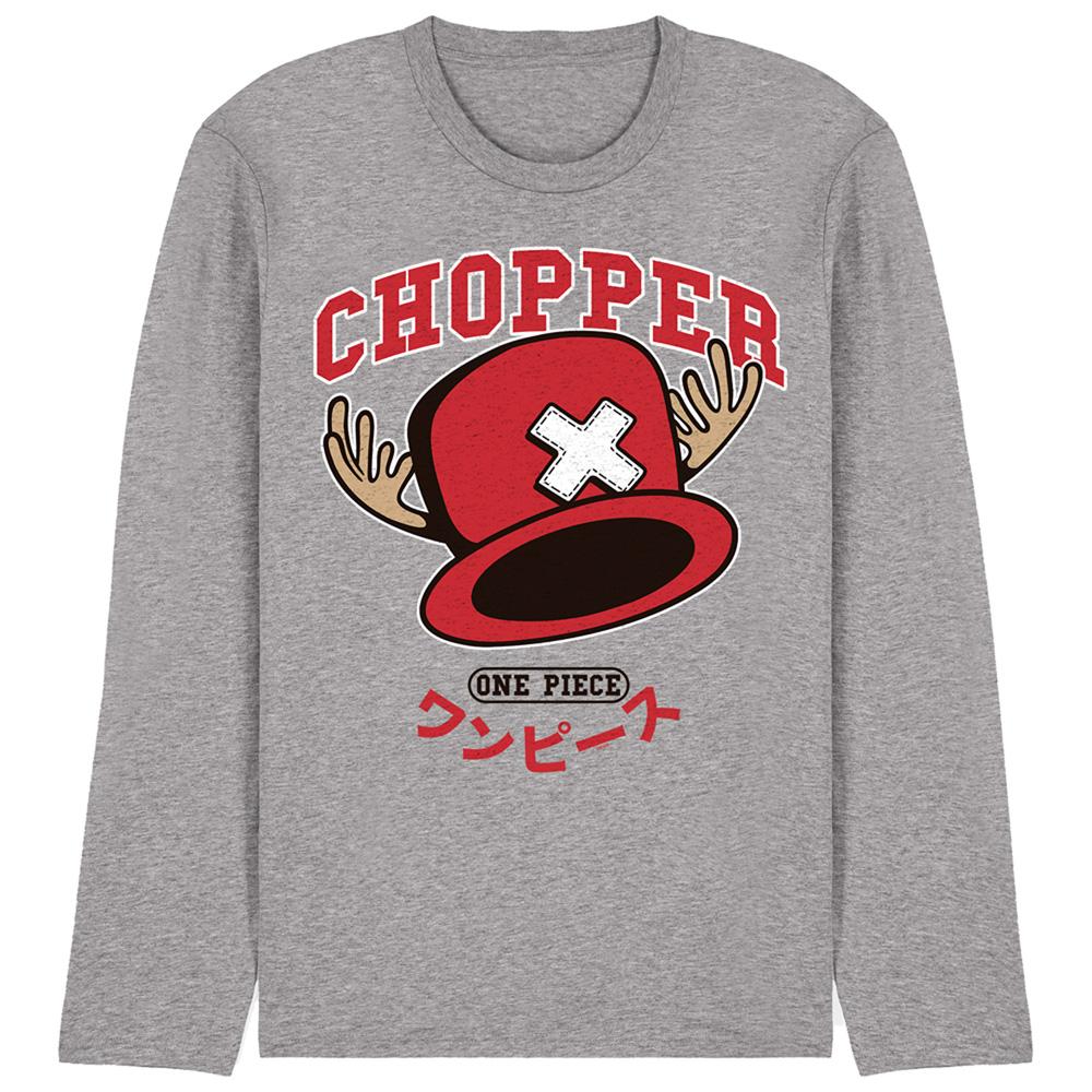 Sport Heather - Front - One Piece Unisex Adult Tony Tony Chopper Long-Sleeved T-Shirt
