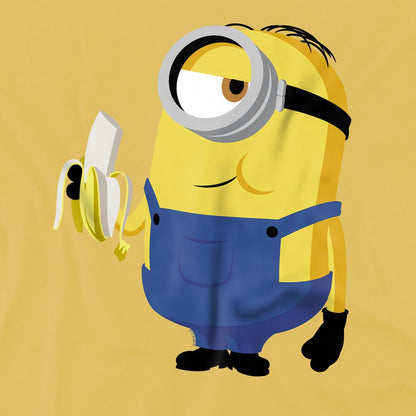 Daisy Yellow - Side - Despicable Me Unisex Adult Minions Banana T-Shirt