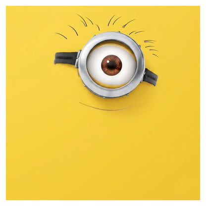 Yellow - Side - Minions Childrens-Kids Face Ringspun Cotton T-Shirt