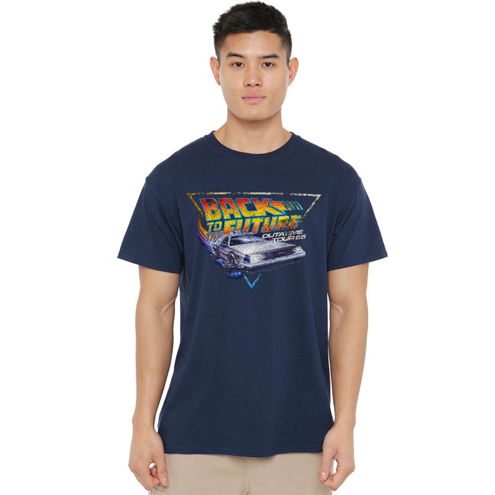 Navy - Lifestyle - Back To The Future Unisex Adult Tour T-Shirt