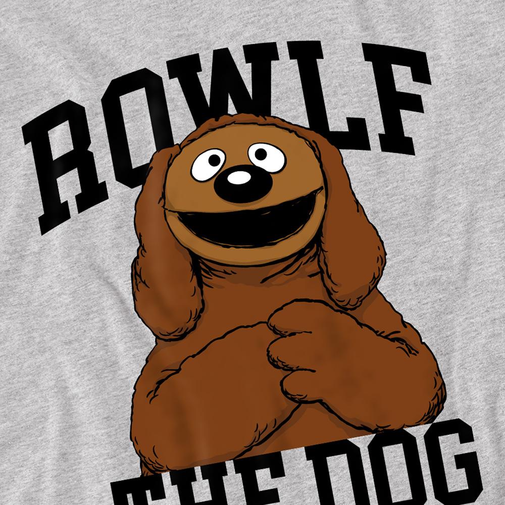 Sport Heather - Side - The Muppets Childrens-Kids Rowlf The Dog Collegic Ringspun Cotton T-Shirt