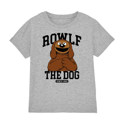 Sport Heather - Front - The Muppets Childrens-Kids Rowlf The Dog Collegic Ringspun Cotton T-Shirt