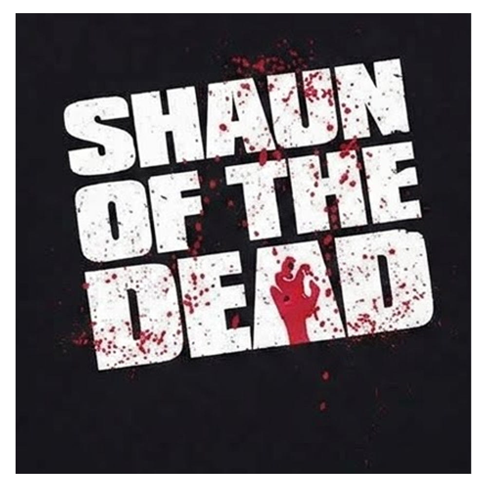 Black - Side - Shaun Of The Dead Unisex Adult Logo T-Shirt