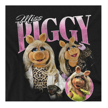 Black - Side - The Muppets Unisex Adult Miss Piggy Homage T-Shirt