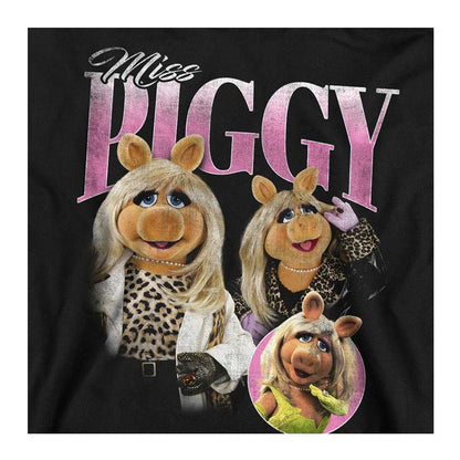 Black - Side - The Muppets Unisex Adult Miss Piggy Homage Long-Sleeved Sweatshirt