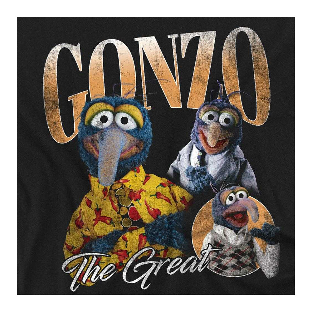 Black - Side - The Muppets Unisex Adult Gonzo Homage Long-Sleeved T-Shirt