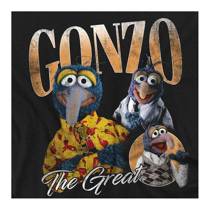 Black - Side - The Muppets Unisex Adult Gonzo Homage Long-Sleeved T-Shirt