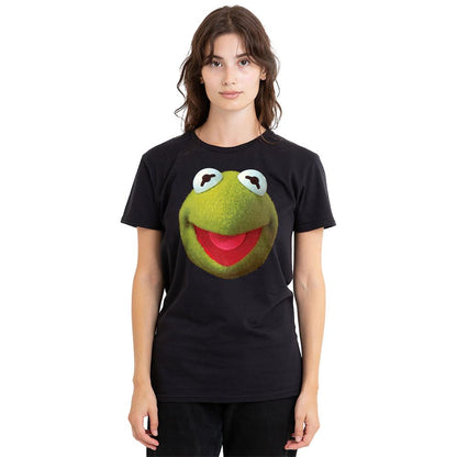 Black - Lifestyle - The Muppets Womens-Ladies Kermit Ringspun Cotton T-Shirt