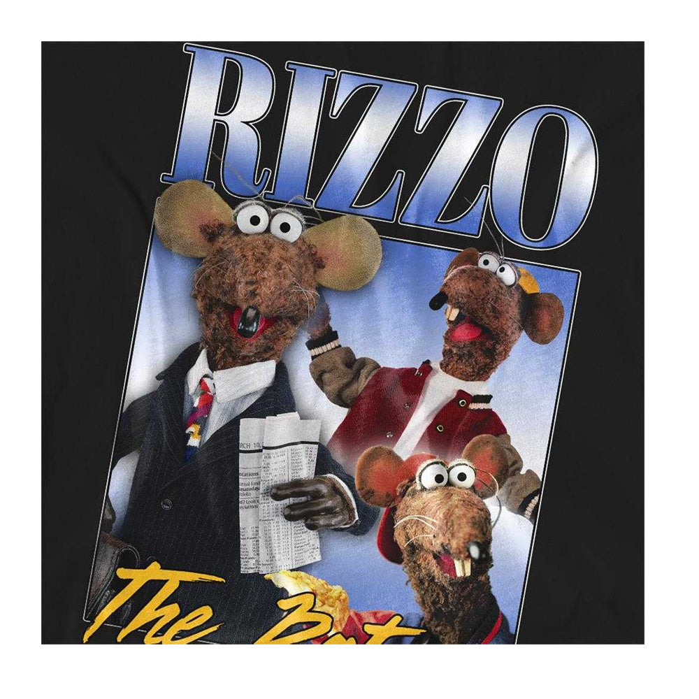 Black - Side - The Muppets Womens-Ladies Homage Ringspun Cotton T-Shirt